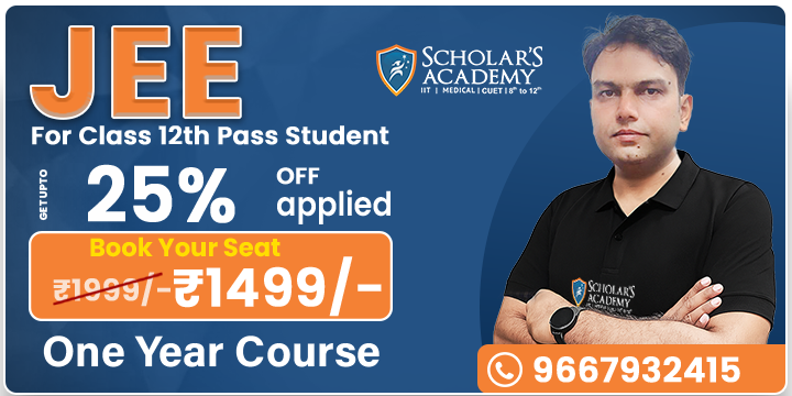 1 Year Programme for JEE 12th Pass