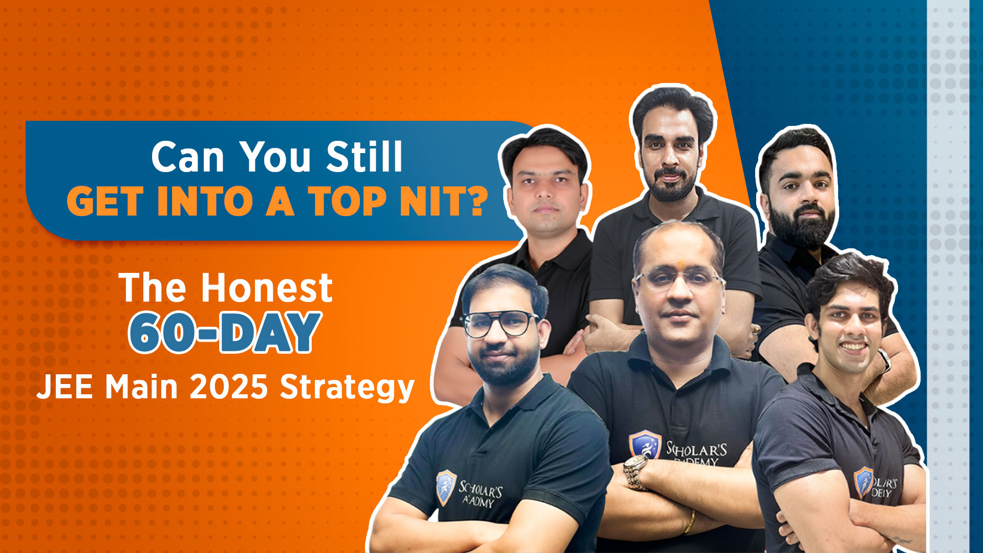 Can You Still Get Into a Top NIT? The Honest 60-Day JEE Main 2025 Strategy