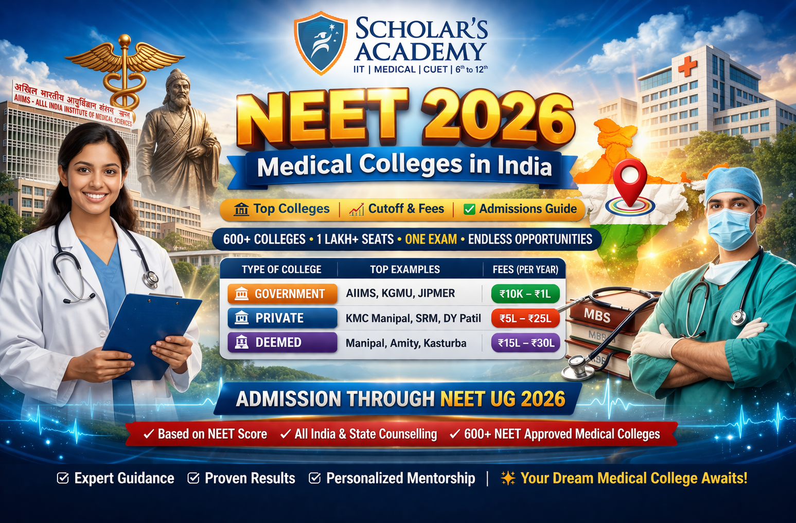 NEET 2026 Medical Colleges in India