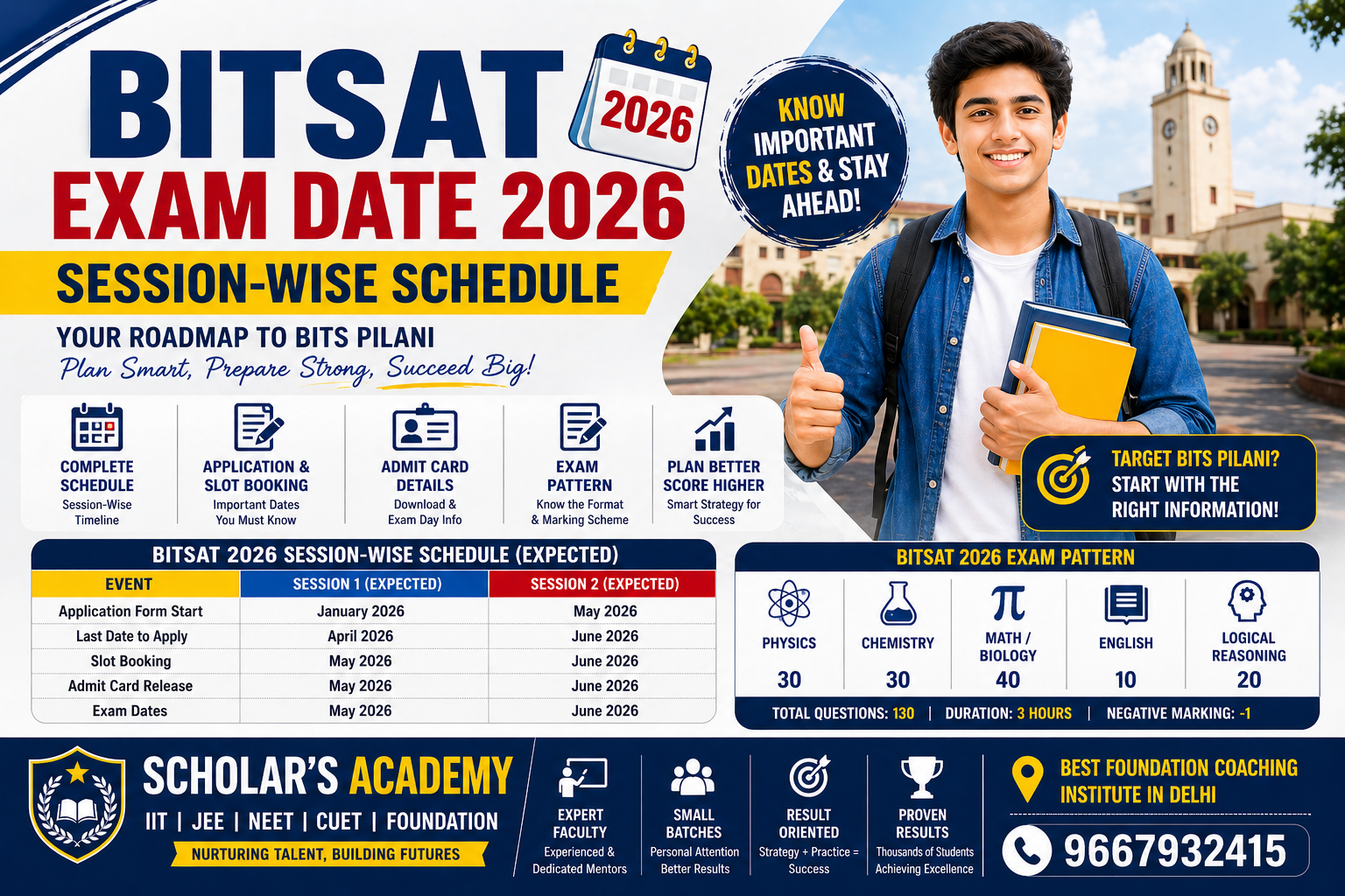 BITSAT Exam Date 2026