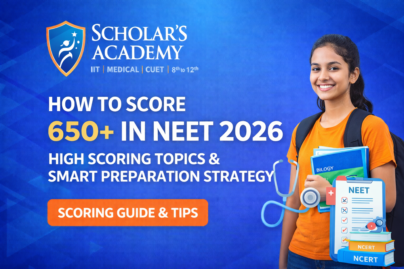 how to score 650+ in NEET 2026